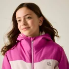 Dare2be Piste Jacket Gyerek síkabát 15000 mm rózsaszín/korall/pink