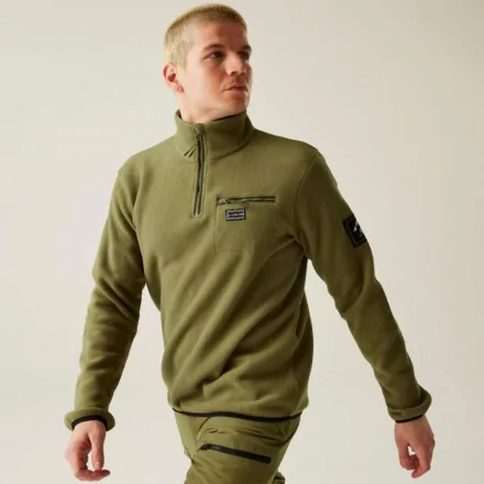 Dare2be Affinity Fleece Férfi polár pulóver zöld