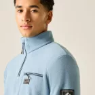Dare2be Affinity Fleece Férfi polár pulóver kék
