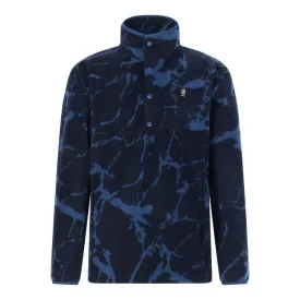 Dare2be Mens Print Fleece Férfi polár felső kék