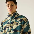 Dare2be Mens Print Fleece Férfi polár felső zöld