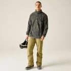 Dare2be Mens Print Fleece Férfi polár felső szürke
