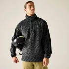Dare2be Mens Print Fleece Férfi polár felső fekete