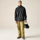 Dare2be Mens Print Fleece Férfi polár felső fekete
