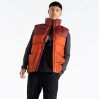 Dare2be City Gilet Férfi steppelt mellény narancs