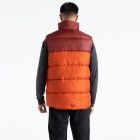 Dare2be City Gilet Férfi steppelt mellény narancs