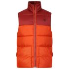 Dare2be City Gilet Férfi steppelt mellény narancs