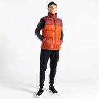 Dare2be City Gilet Férfi steppelt mellény narancs
