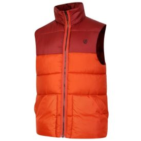 Dare2be City Gilet Férfi steppelt mellény narancs