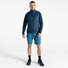 Dare2be DescendingIIGilet Férfi steppelt mellény kék