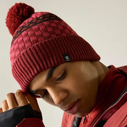 Dare2be Pom Beanie Férfi sapka bordó