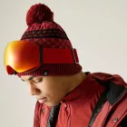 Dare2be Pom Beanie Férfi sapka bordó