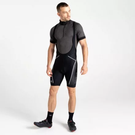 Dare2be Ecliptic Bib Shrt Férfi kerékpárosnadrág fekete
