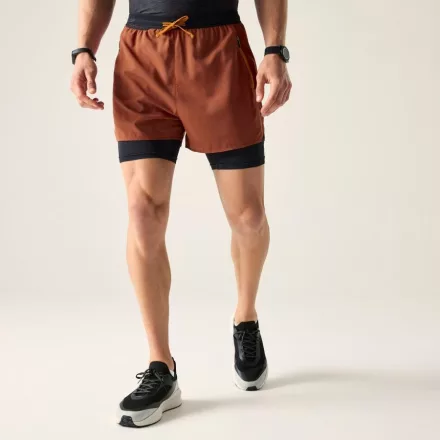 Dare2be Movement II Short Férfi futónadrág barna