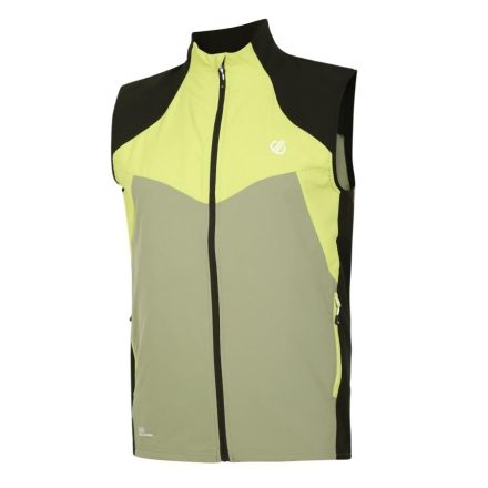 Dare2be Lattitudinal Vest Férfi softsehll mellény sárga