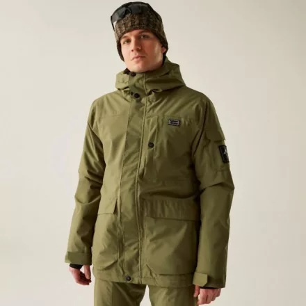 Dare2be Twin Tip Jacket Férfi prémium síkabát 30.000 mm zöld