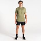 Dare2be Persist Tee Férfi gyorsan száradó felső zöld