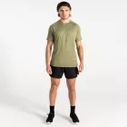 Dare2be Persist Tee Férfi gyorsan száradó felső zöld