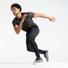 Dare2be Persist Tee Férfi gyorsan száradó felső zöld