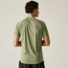 Dare2be Accelerate Tee Férfi gyorsan száradó felső  zöld