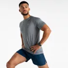 Dare2be Accelerate Tee Férfi gyorsan száradó felső  szürke