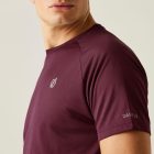 Dare2be Accelerate Tee Férfi gyorsan száradó felső  bordó