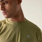 Dare2be Accelerate Tee Férfi gyorsan száradó felső  sárga
