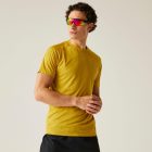 Dare2be Accelerate Tee Férfi gyorsan száradó felső  sárga