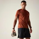 Dare2be Accelerate Tee Férfi gyorsan száradó felső  barna