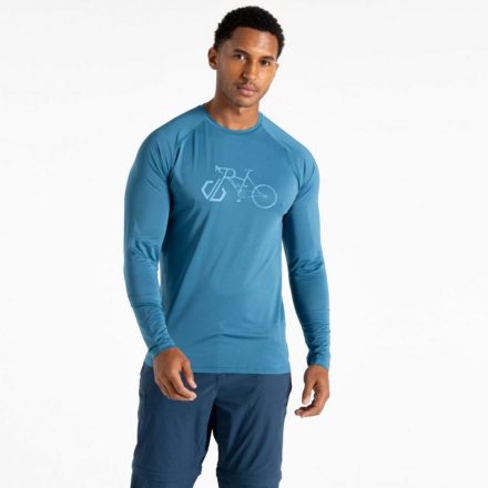 Dare2be Tech L/S II Tee Férfi gyorsan száradó póló kék
