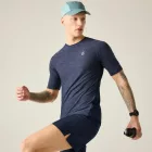 Dare2be Power Up Tee Férfi Hûsítő hatású, fényvisszaverő technikai felső kék