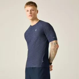   Dare2be Power Up Tee Férfi Hûsítő hatású, fényvisszaverő technikai felső kék