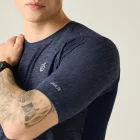 Dare2be Power Up Tee Férfi Hûsítő hatású, fényvisszaverő technikai felső kék