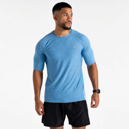Dare2be Power Up Tee Férfi Hûsítő hatású, fényvisszaverő technikai felső kék