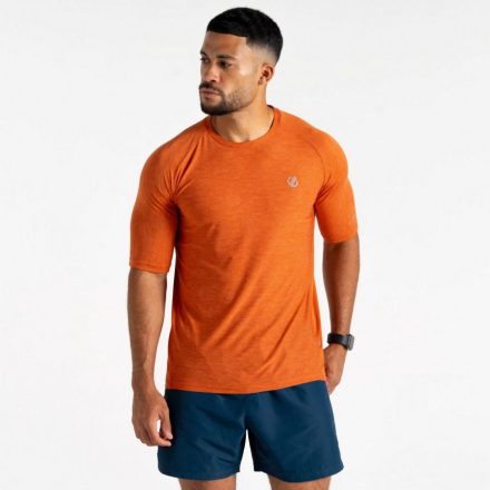 Dare2be Power Up Tee Férfi Hûsítő hatású, fényvisszaverő technikai felső narancs