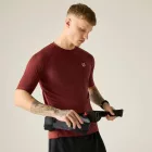 Dare2be Power Up Tee Férfi Hûsítő hatású, fényvisszaverő technikai felső bordó
