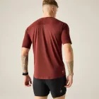 Dare2be Power Up Tee Férfi Hûsítő hatású, fényvisszaverő technikai felső bordó