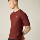 Dare2be Power Up Tee Férfi Hûsítő hatású, fényvisszaverő technikai felső bordó