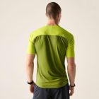 Dare2be Power Up Tee Férfi Hûsítő hatású, fényvisszaverő technikai felső zöld