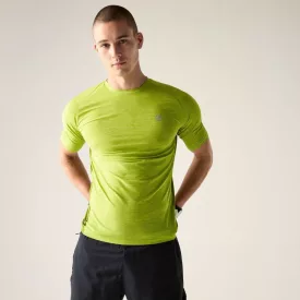   Dare2be Power Up Tee Férfi Hûsítő hatású, fényvisszaverő technikai felső zöld