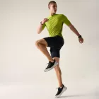 Dare2be Power Up Tee Férfi Hûsítő hatású, fényvisszaverő technikai felső zöld