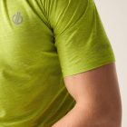 Dare2be Power Up Tee Férfi Hûsítő hatású, fényvisszaverő technikai felső zöld