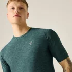 Dare2be Power Up Tee Férfi Hûsítő hatású, fényvisszaverő technikai felső zöld