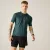 Dare2be Power Up Tee Férfi Hûsítő hatású, fényvisszaverő technikai felső zöld
