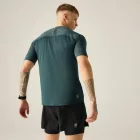 Dare2be Power Up Tee Férfi Hûsítő hatású, fényvisszaverő technikai felső zöld