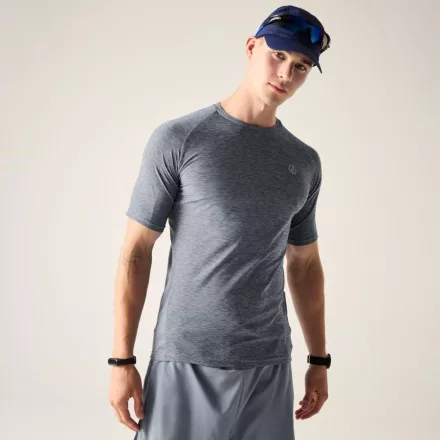 Dare2be Power Up Tee Férfi Hûsítő hatású, fényvisszaverő technikai felső kék