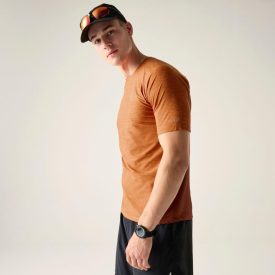   Dare2be Power Up Tee Férfi Hûsítő hatású, fényvisszaverő technikai felső narancs