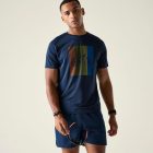 Dare2be Tech II Tee Férfi gyorsan száradó póló kék