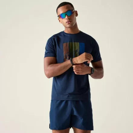 Dare2be Tech II Tee Férfi gyorsan száradó póló kék