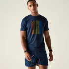 Dare2be Tech II Tee Férfi gyorsan száradó póló kék